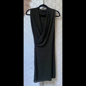 ALL SAINTS Olive Green Gray Lined Dress Size 0